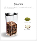 Sealed Jars Kitchen Grain Storage Organizer Large Tank Plastic Moisture-proof