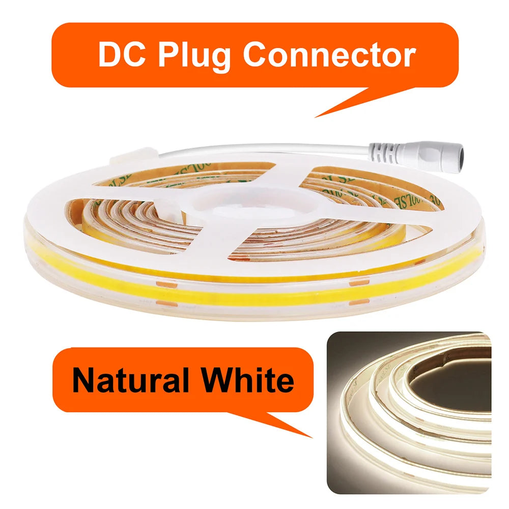 Waterproof COB LED Strip Light IP67 12V/24V