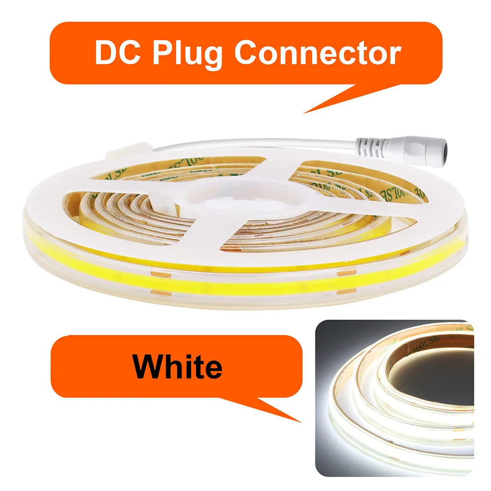Waterproof COB LED Strip Light IP67 12V/24V