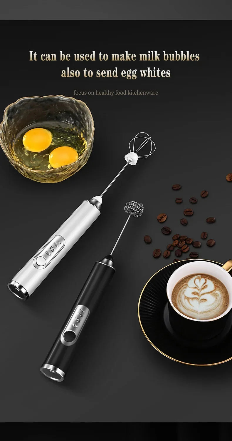 Cordless Home Kitchen Gadgets Electric Kitchens Accessories Milk Mixer