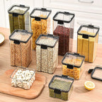 Sealed Jars Kitchen Grain Storage Organizer Large Tank Plastic Moisture-proof