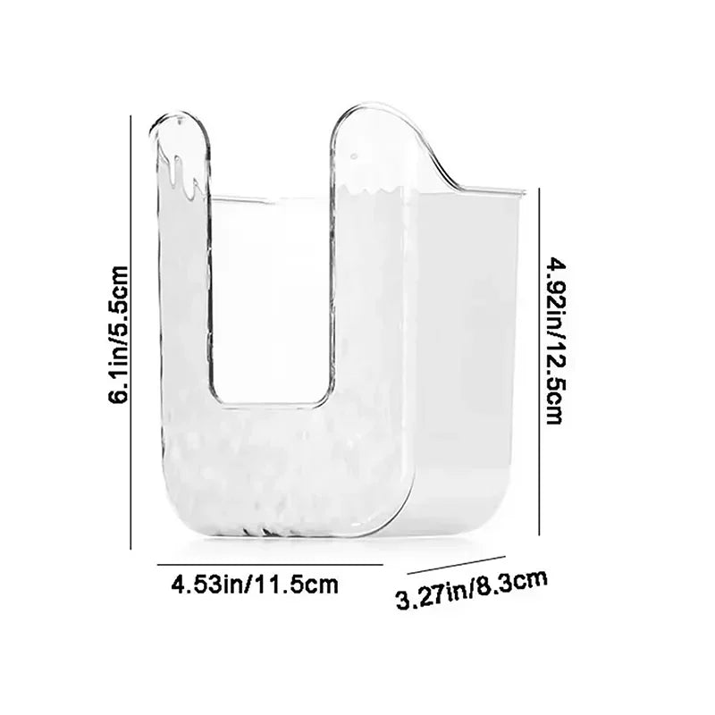 Wall-Mounted Punch-Free Tissue & Wipes Box