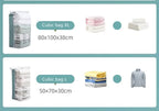 Vacuum Compression Storage Bags – No Pump