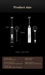 Cordless Home Kitchen Gadgets Electric Kitchens Accessories Milk Mixer
