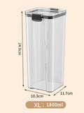 Sealed Jars Kitchen Grain Storage Organizer Large Tank Plastic Moisture-proof