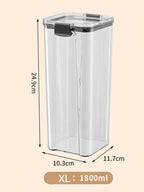 Sealed Jars Kitchen Grain Storage Organizer Large Tank Plastic Moisture-proof