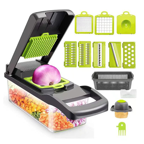 Vegetable Chopper & Mandoline Slicer Set