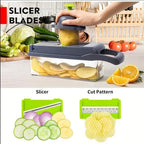 Vegetable Chopper & Mandoline Slicer Set