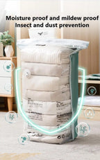 Vacuum Compression Storage Bags – No Pump