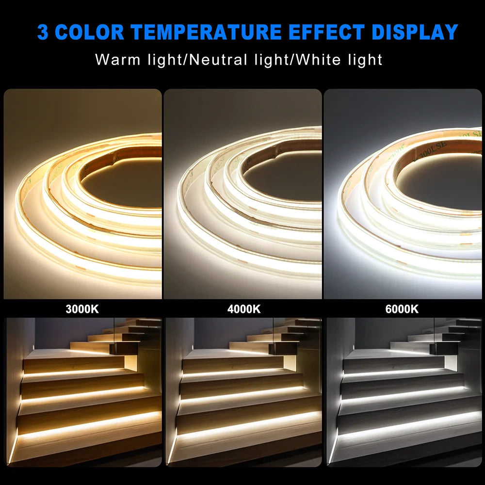 Waterproof COB LED Strip Light IP67 12V/24V