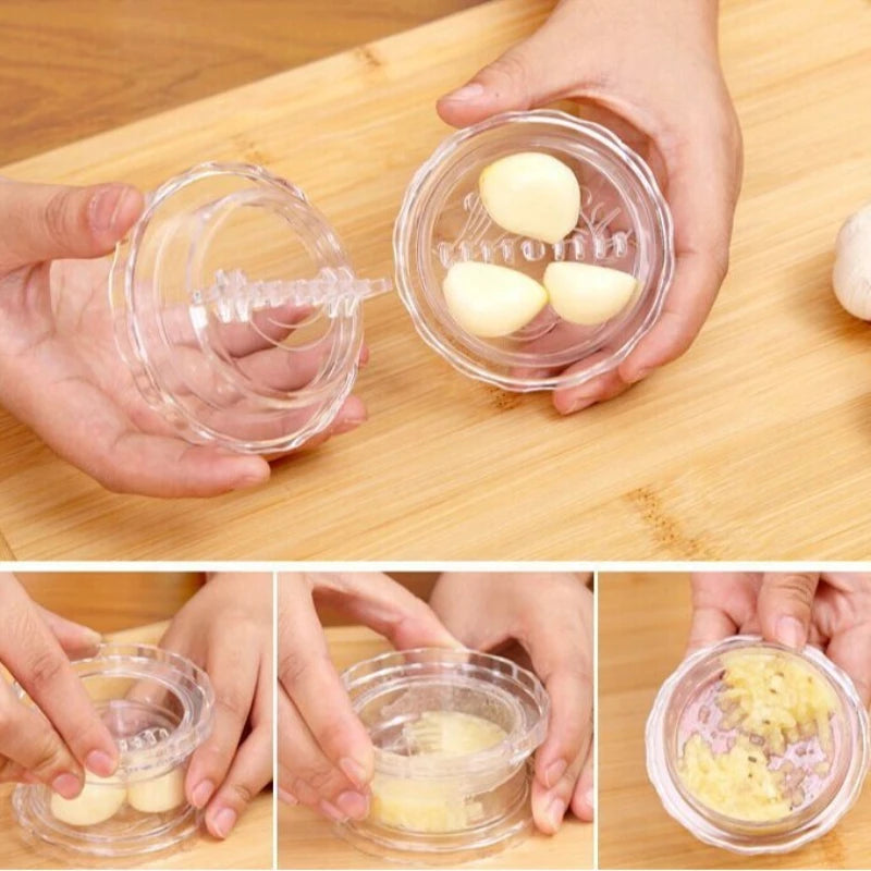 Peeling Garlic Crusher Chopper Kitchen Multifunctional Tools Manual Garlic Press for Kitchen