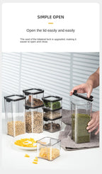 Sealed Jars Kitchen Grain Storage Organizer Large Tank Plastic Moisture-proof