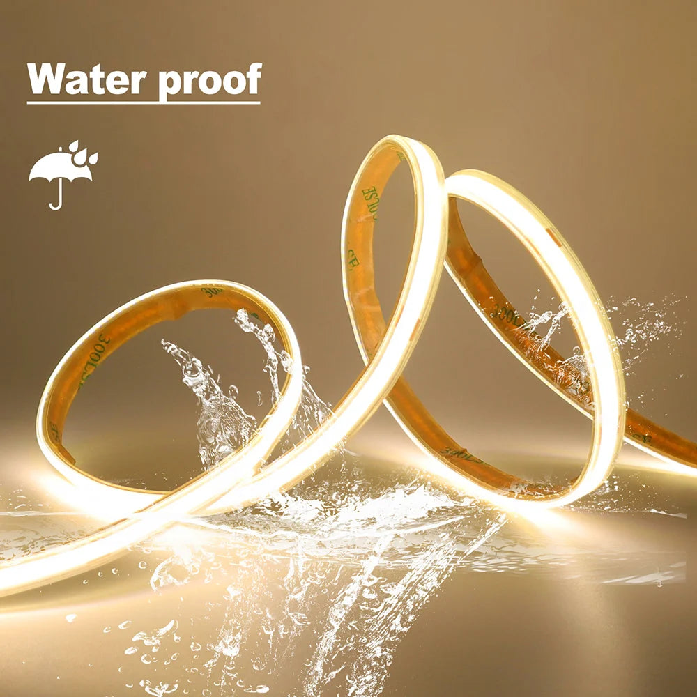 Waterproof COB LED Strip Light IP67 12V/24V