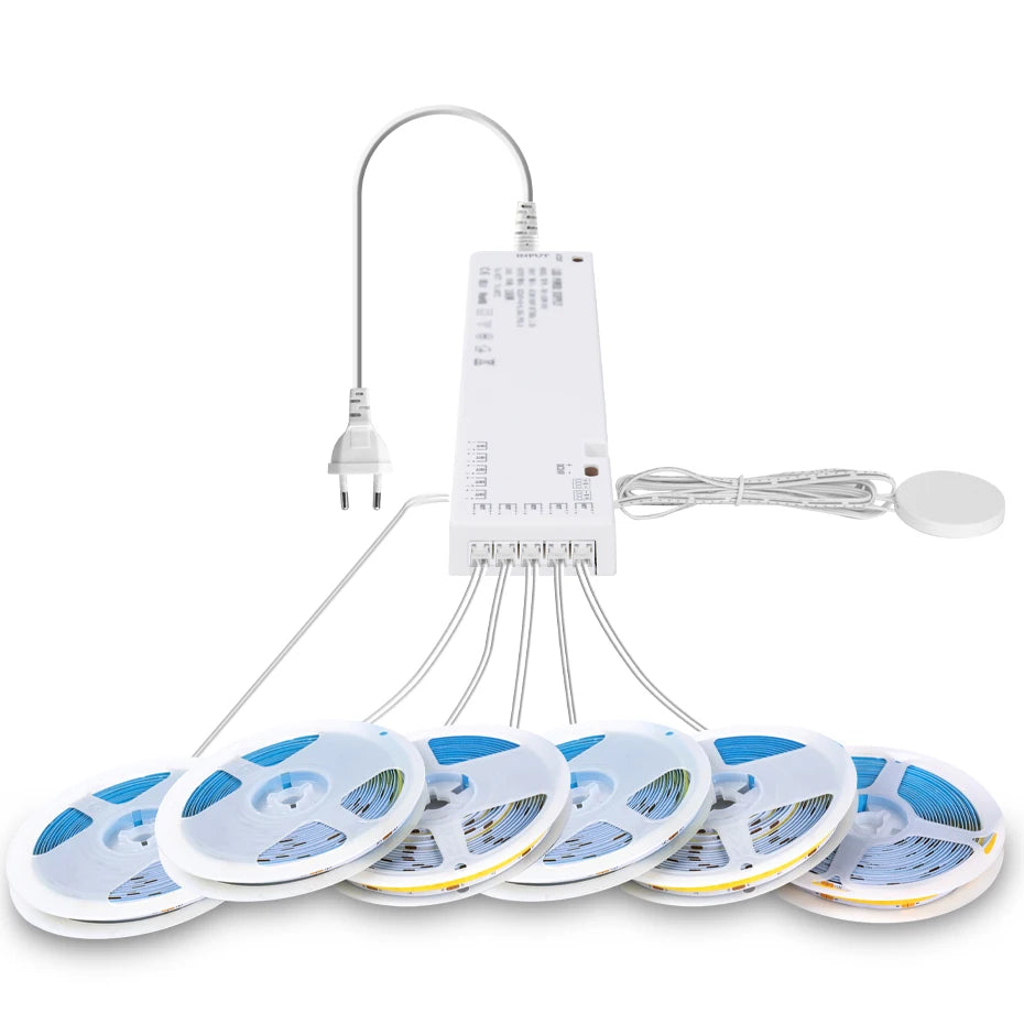 24V COB LED Strip with Dimmer & Plug