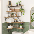 Rustic Wooden Floating Wall Shelf