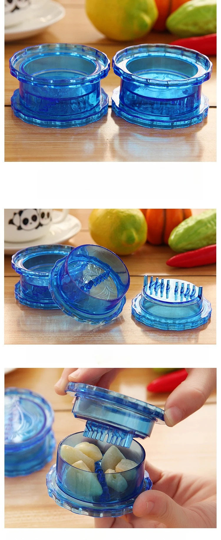 Peeling Garlic Crusher Chopper Kitchen Multifunctional Tools Manual Garlic Press for Kitchen