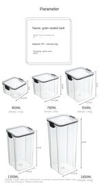 Sealed Jars Kitchen Grain Storage Organizer Large Tank Plastic Moisture-proof