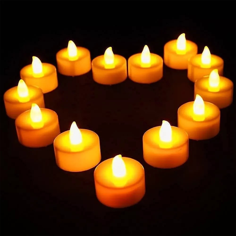Flameless LED Tea Light Candles 24pcs