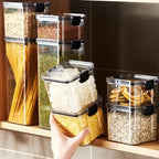 Sealed Jars Kitchen Grain Storage Organizer Large Tank Plastic Moisture-proof