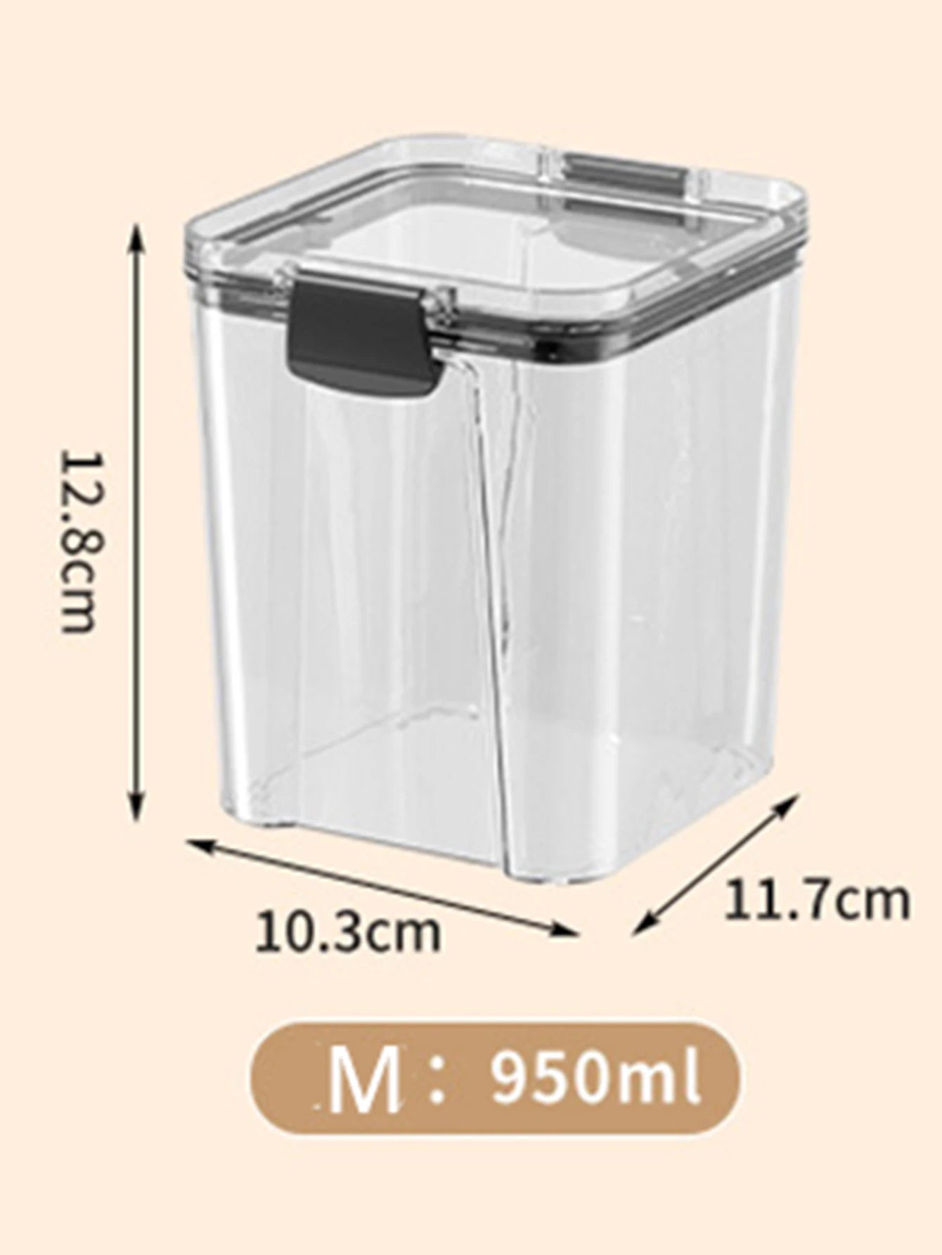 Sealed Jars Kitchen Grain Storage Organizer Large Tank Plastic Moisture-proof