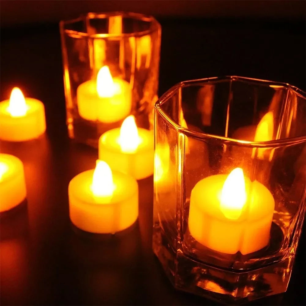Flameless LED Tea Light Candles 24pcs