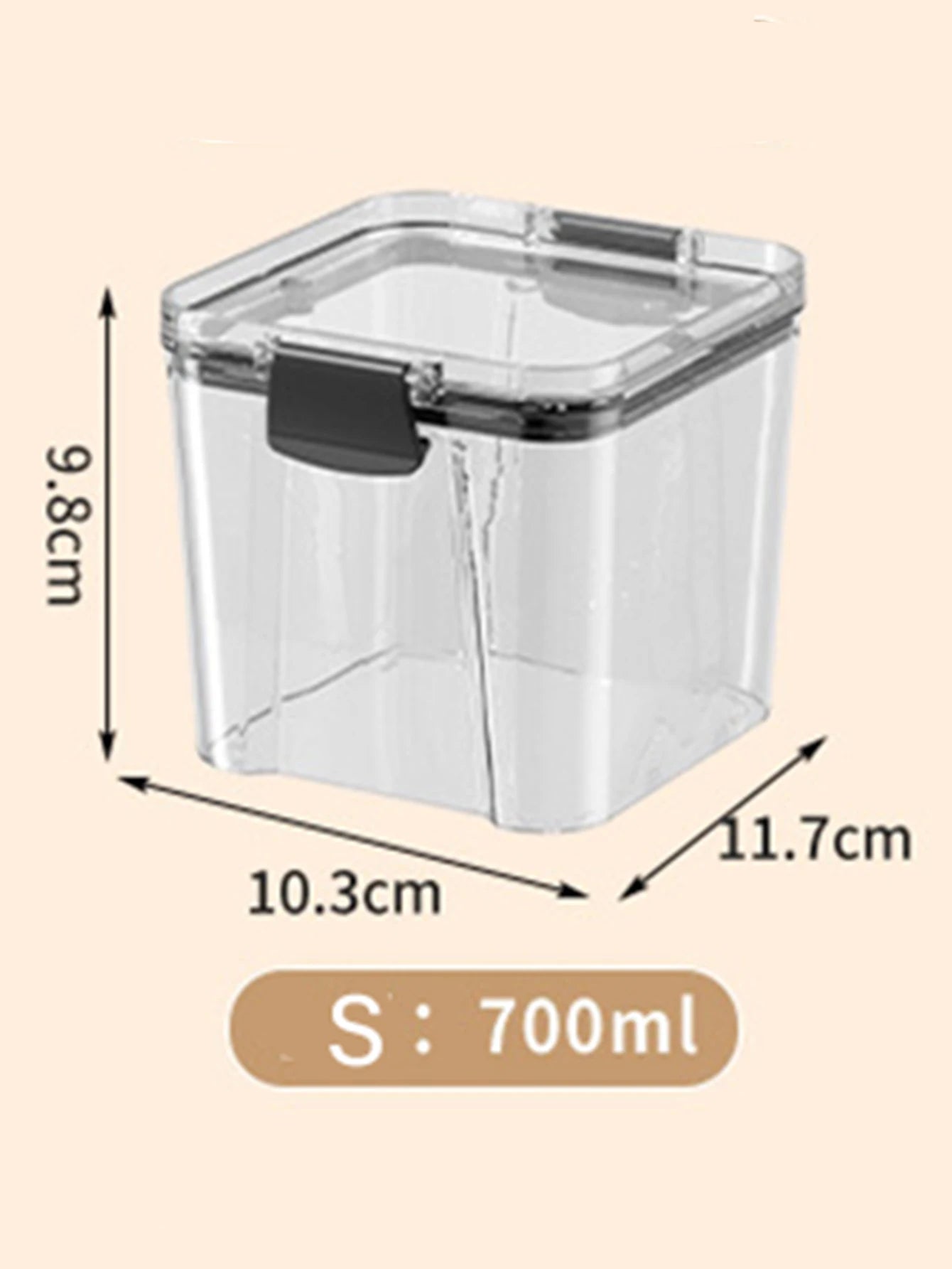 Sealed Jars Kitchen Grain Storage Organizer Large Tank Plastic Moisture-proof