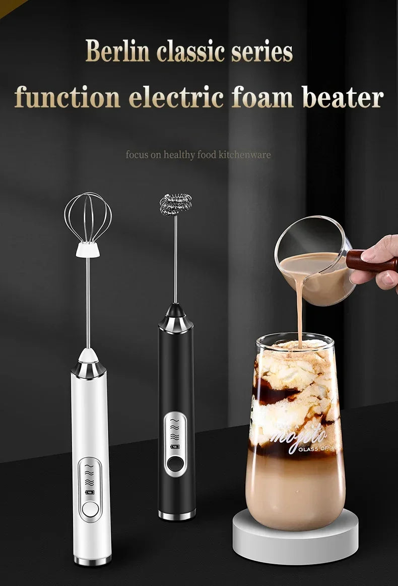 Cordless Home Kitchen Gadgets Electric Kitchens Accessories Milk Mixer