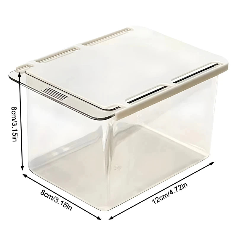 Pull-Out Bathroom Cotton Stick Storage Box