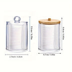 1/2 Pcs Makeup Organizer Round Clear Acrylic Makeup Organizer