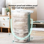 Vacuum Compression Storage Bags – No Pump