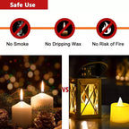 Flameless LED Tea Light Candles 24pcs
