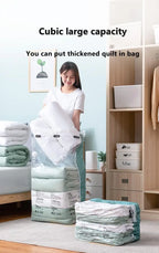 Vacuum Compression Storage Bags – No Pump