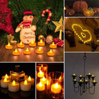 Flameless LED Tea Light Candles 24pcs
