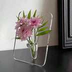 Clear Acrylic Frame Flower Vase