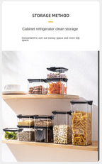 Sealed Jars Kitchen Grain Storage Organizer Large Tank Plastic Moisture-proof