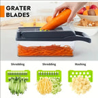 Vegetable Chopper & Mandoline Slicer Set