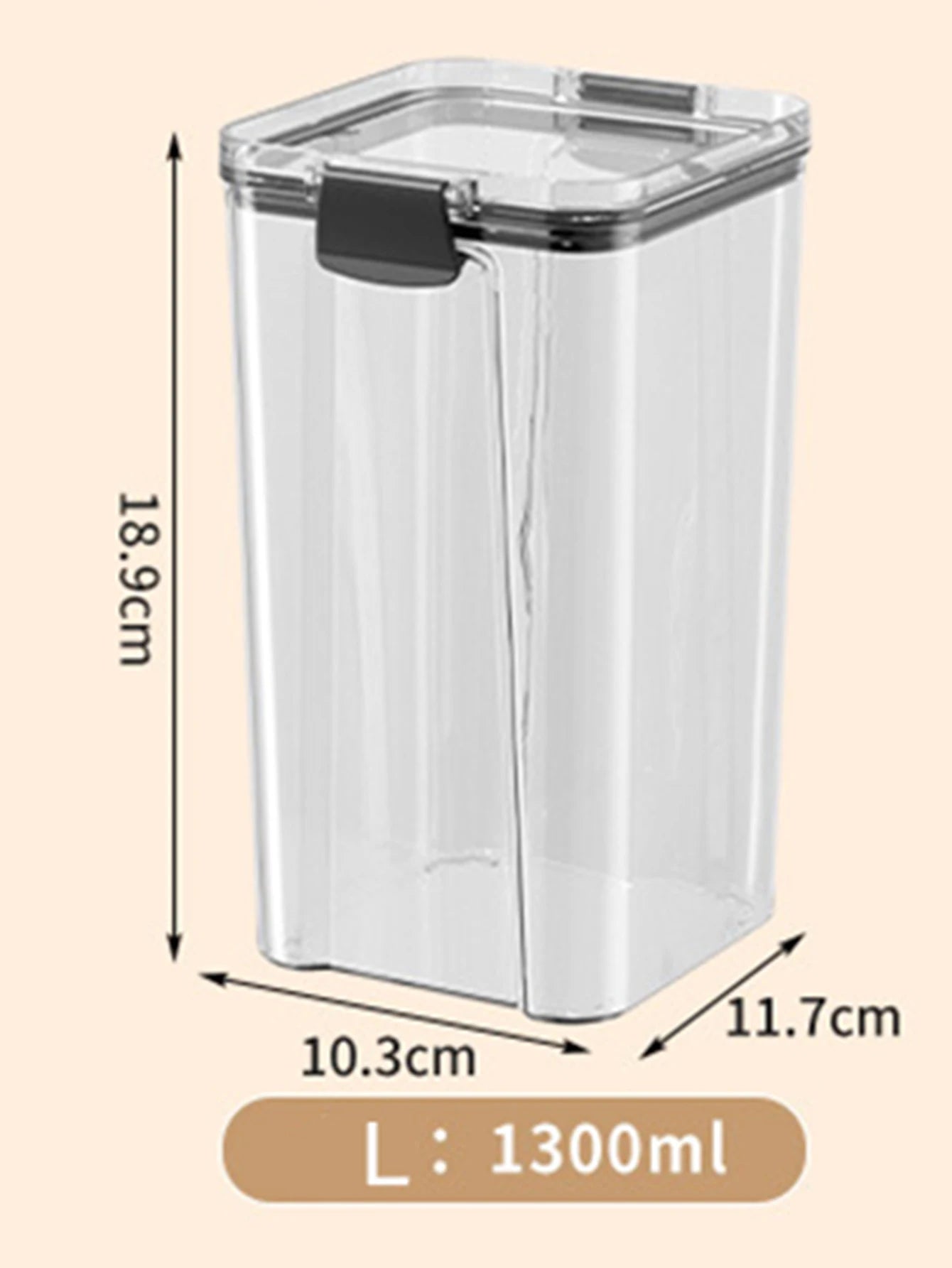 Sealed Jars Kitchen Grain Storage Organizer Large Tank Plastic Moisture-proof